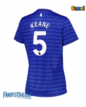 Everton Michael Keane #5 Tricou Fotbal Replică 2025-26 Femei Acasa